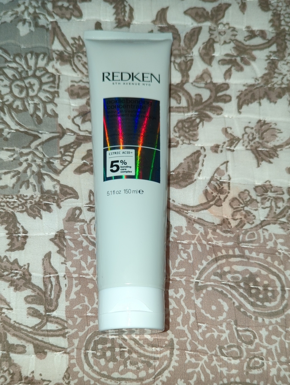 Redken White Tube with Holographic Label
